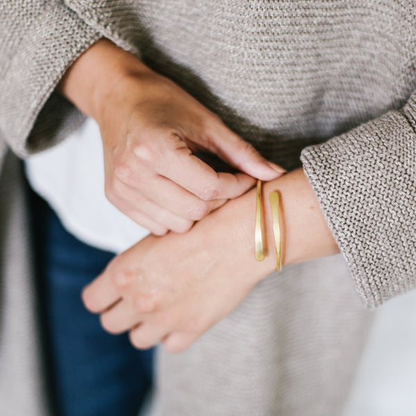 Brass carried bracelet