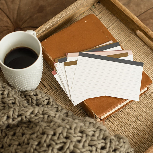 Coffee and blank verse cards