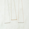 Path gold and silver bar necklaces