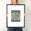 Psalm 103 framed art print