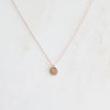 Silver and rose gold mixed metal Good Thing necklace