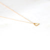 Verb gold triangle necklace