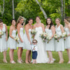 Bride and bridesmaids